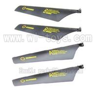 WL V388 helicopter parts-04-Main Blade(2A+2B) Wltoys WL V388 model WL toys V388 rc helicopter 388 parts list