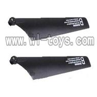 WL V398 model parts-05-Main Blade(2B) Wltoys WL V398 model wl toys v398 rc helicopter and v398 parts list