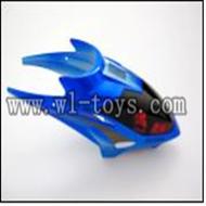 WLtoys S929 helicopter parts-01-Head Cover(blue) WLtoys S929 helicopter WL toys S929 rc helicopter and WLtoys S929 parts list