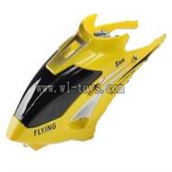 WLtoys S929 helicopter parts-02-Head Cover(yellow) WLtoys S929 helicopter WL toys S929 rc helicopter and WLtoys S929 parts list