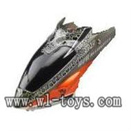 WL S939 helicopter parts-02-Head Cover(gray) WLtoys S939 RC helicopter WL toys S939 model WLtoysrc S939 parts