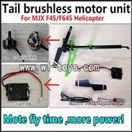 MJX F45 F645 Tail brushless motor unit KTT Upgrade Tail brushless motor for MJX F45 F645 RC Helicopter parts