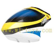 MJX F649 parts Head cover-Yellow,MJX F49 F649 rc helicopter parts,mjxrc toys helikopter Accessories