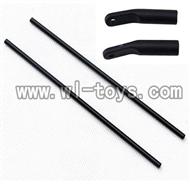MJX-F649-parts-16 Support pipe(2pcs) Fixture for the support pipe(2pcs),MJX F49 F649 rc helicopter and mjxrc toys helikopter Accessories