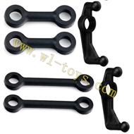 MJX-F649-parts-21 Short connect buckle(2pcs) & Long connect buckle(2pcs) & Round-shape buckle(2pcs),MJX F49 F649 rc helicopter and mjxrc toys helikopter Accessories