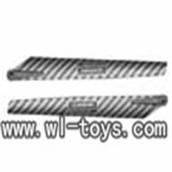 MXJ f45 Main Rotor Blades (2pcs),Mjx F45 F645 RC helicopter Parts,mjxrc toys MJX F645 helikopter Accessories