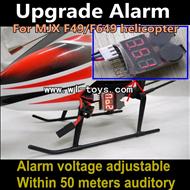 MJX F49 F649 Lower voltage alarm-50 meters auditory mjx F45 F645 RC helicopter Parts mjxrc toys MJX F645