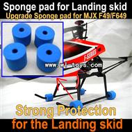 MJX F649 sponge pad-Strong protection for MJX F46 Landing skid,mjx F45 F645 RC helicopter Parts,mjxrc toys MJX F645 helikopter Accessories