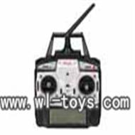 MJX F45 parts -35 2.4G Transmitter Remote controller,Mjx F45 F645 RC helicopter Parts,mjxrc toys MJX F645 helikopter Accessories