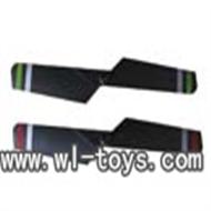 MJX F45 -38 Tail Blade(1pcs)(Color:Green,Red),Mjx F45 F645 RC helicopter Parts,mjxrc toys MJX F645 helikopter Accessories