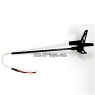 SH 6050-parts-28 Tail unit(Long tail pipe with verticall wing and tail blade & Tail cover and tail motor with wire) SH6050 RC helicopter parts sanhuan 6050 helikopter Accessories,sanlianhuan 6050 toys
