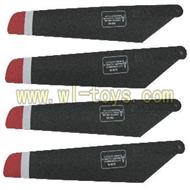 FX037-helicopter-parts-02 Main rotor blades(4pcs) Feilun FX037 rc helicopter parts FX 037 helikopter Accessories