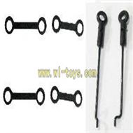FX037-helicopter-parts-06 Long Connect buckle(2pcs) & Short connect buckle(2pcs) & Steering gear lever(2PCS) Feilun FX037 rc helicopter parts FX 037 helikopter Accessories