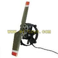FX037-helicopter-parts-23 Chopper Tail unit(Include Tail motor& Tail blade & Tail cover with gear) feilun FX037 rc helicopter parts FX 037 helikopter Accessories