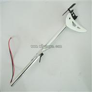 BR6608-parts-26 Whole tail unit(Long tail pipe & horizontal and verticall wing with fixtures & Tail cover with tail motor and tail blade) BORONG BR6608 RC Helicopter Parts BR 6608 toys model helikopter Accessories