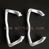 JJRC H5 H5C Parts-07 Landidng skid,Tripod(2pcs)-White For JJRC H5C Quadcopter parts,H5C Drone Parts