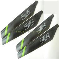 FX078-parts-02 Main blades (4pcs) Feilun toys FX078 rc helicopter Spare parts FX 078 model Accessories