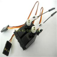 FX078-parts-27 SERVO with 2pcs Steering gear lever Feilun toys FX078 rc helicopter Spare parts FX 078 model Accessories
