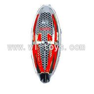SYMA-X4-parts-01 Window Hood-Red SYMA X4 Quadrocopter SYMARC X4 TOYS model and Syma X4 rc helicopter parts