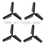 SYMA-X4-parts-03 Main Blades(4PCS-Black) SYMA X4 Quadrocopter SYMARC X4 TOYS model and Syma X4 rc helicopter parts
