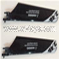 SYMA-F4-parts-03 Main Blades (2pcs-black) SYMA F4 rc helicopter Spare parts SYMA TOYS model F4 helikopter Accessories