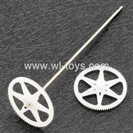 SYMA-S8-parts-06 Upper main gear & Lower main gear with inner shaft SYMA S8 rc helicopter Spare parts SYMA TOYS model S8 helikopter Accessories