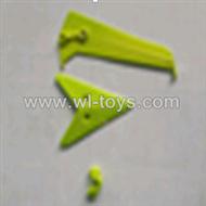 SYMA-S8-parts-12 Tail Decoration (green) SYMA S8 rc helicopter Spare parts SYMA TOYS model S8 helikopter Accessories