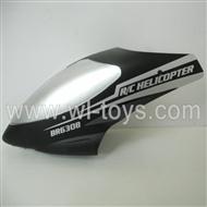 BR6308-parts-01 Head cover BORONG toys model BR6308 RC Helicopter Parts BR 6308 helikopter Accessories BR6308-parts-01 Head cover BORONG toys model BR6308 RC Helicopter Parts BR 6308 helikopter Accessories