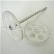 BR6308-parts-06 Upper main gear with hollow pipe & Lower main gear BORONG toys model BR6308 RC Helicopter Parts BR 6308 helikopter Accessories BR6308-parts-06 Upper main gear with hollow pipe & Lower main gear BORONG toys model BR6308 RC Helicopter Parts BR 6308 helikopter Accessories