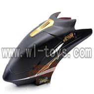H227-21-parts-03 Hover,Head cover(Square shape black) Can use for HTX H227-27,H227-23,H227-25,H227-26 RC Helicopter