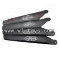 H227-21-parts-05 Main rotor blades(4pcs-2A+2B),Can use for HTX H227-23,H227-25,H227-26,H227-27 RC Helicopter