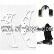 H227-20-parts-23 Tail Decoration(Horizontal and vertical wing& Fixture),Can use for HTX model toys H227-20,H227-22,H227-24 RC Helicopter