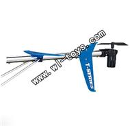 MJX-T56-parts-26 Whole tail unit(Blue)-(Long tail pipe with horizontal and verticall wing,fixtures,Tail cover with tail motor ,tail gear and tail blade& Support pipe) MJX T56/T656 RC helicopter parts MJX T656 toys model Accessories