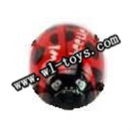 WL V939 helicopter parts-01-head cover-red WLtoys V939-2.4G-6 axis RC Helicopter model,WL toys V939 mini UFO Quadcopter