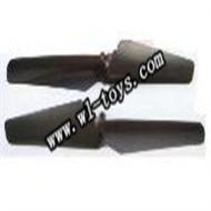 WL V939 helicopter parts-04-main blade(2x)-Black WLtoys V939 2.4G 6-axis RC Helicopter model,WL toys V939 mini UFO Quadcopter