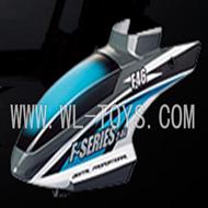 F-series MJX f46 helicopter parts-01 Head cover(Blue),MJX F46 toys F646 rc helicopter model Accessories