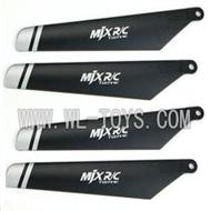 F-series MJX f46 helicopter parts-04 Main rotor blades(4pcs),MJX F46 toys F646 rc helicopter model Accessories