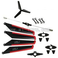 MJX T55/T655 RC Helicopter Parts MJX T55/T655 Crash set wholesale-Black