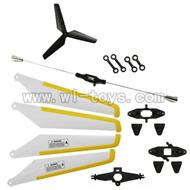 MJX T55/T655 RC Helicopter Parts,MJX T55/T655 Crash set wholesale-Yellow MJX T55/T655 RC Helicopter Parts,MJX T55/T655 Crash set wholesale-Yellow