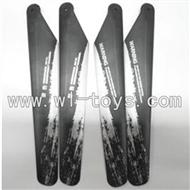 LianSheng toys model LS209 RC Helicopter parts,LS-209-parts-03 Main blades(4pcs-2A+2B)