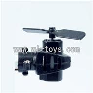 LS-209-parts-25 Tail cover & Tail motor & Tail blade,LianSheng toys model LS209 RC Helicopter parts