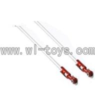 LS-209-parts-26 Support pipe with fixtures(2pcs-Orange),LianSheng toys model LS209 RC Helicopter parts