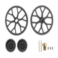 Double horse 9050 helicopter parts-08 Top& bottom main Gear set,shuangma 9050 toys DH 9050 rc helicopter model-legend