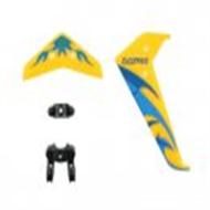 DFD F106 -08 Tail Decoration Set (Yellow) DFD model toys F106 RC Helicopter Spare Parts