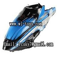 WLtoys V757 RC Helicopter Parts,WL-toys V757 model,WL-V757-01 Head cover(Blue)