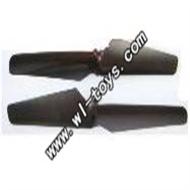 WL V929 helicopter parts-04-main blade(2x)-Black,WLtoys V929 rc Quadcopter model