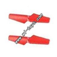WL V929 helicopter parts-05-main blade(2x)-Red,WLtoys V929 rc Quadcopter model