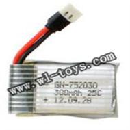 WL-V202-UFO-05 Battery 300mAH-25C WLtoys Quadcopter model WL V202 rc helicopter parts