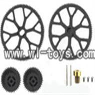 Double horse 9053 rc helicopter parts-08 top bottom main gear,shuangma DH-9053 toys model