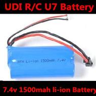 1500mAH Battery wholesale,7.4v 1500mAH battery with Black SM plug
